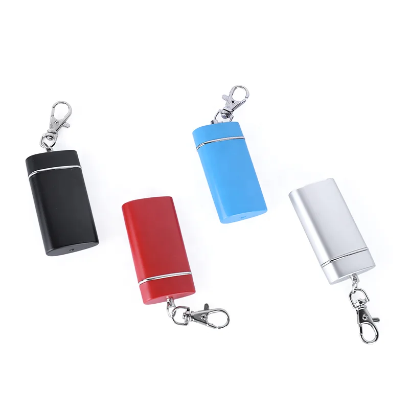Personalized Metal Portable Smoking Cigarette Ashtray Pocket Ashtray Outdoor Tobacco Tray Mini Keychain Ashtray