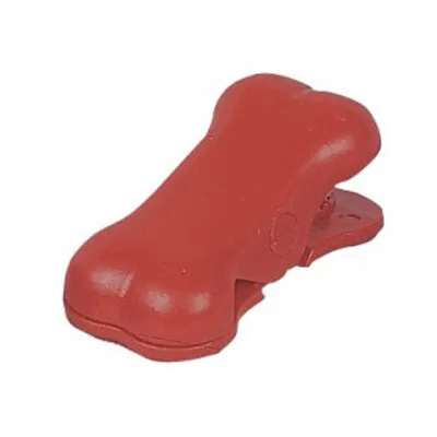 Custom Logo Plastic Bone Shaped Bag Clip Food Seal Clips