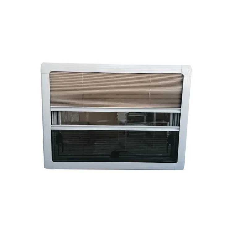 2022 popular high strength aluminum alloy double layer acrylic trailer car window for camper