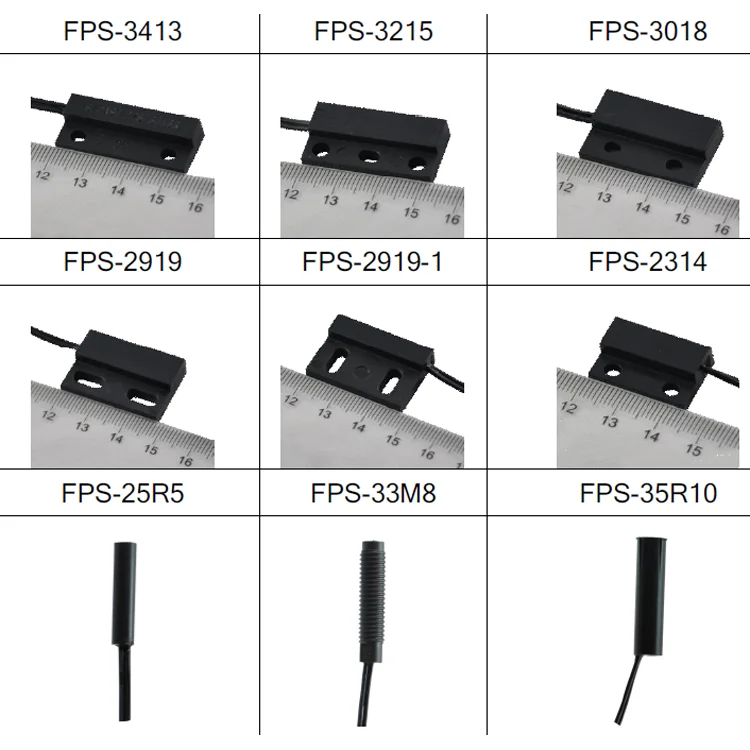 FPS-33M8 NO/NC rectangular/Cylindrical Plastic Sealed Magnetic Reed Proximity Sensor Molded Position Inductance Proximity Switch