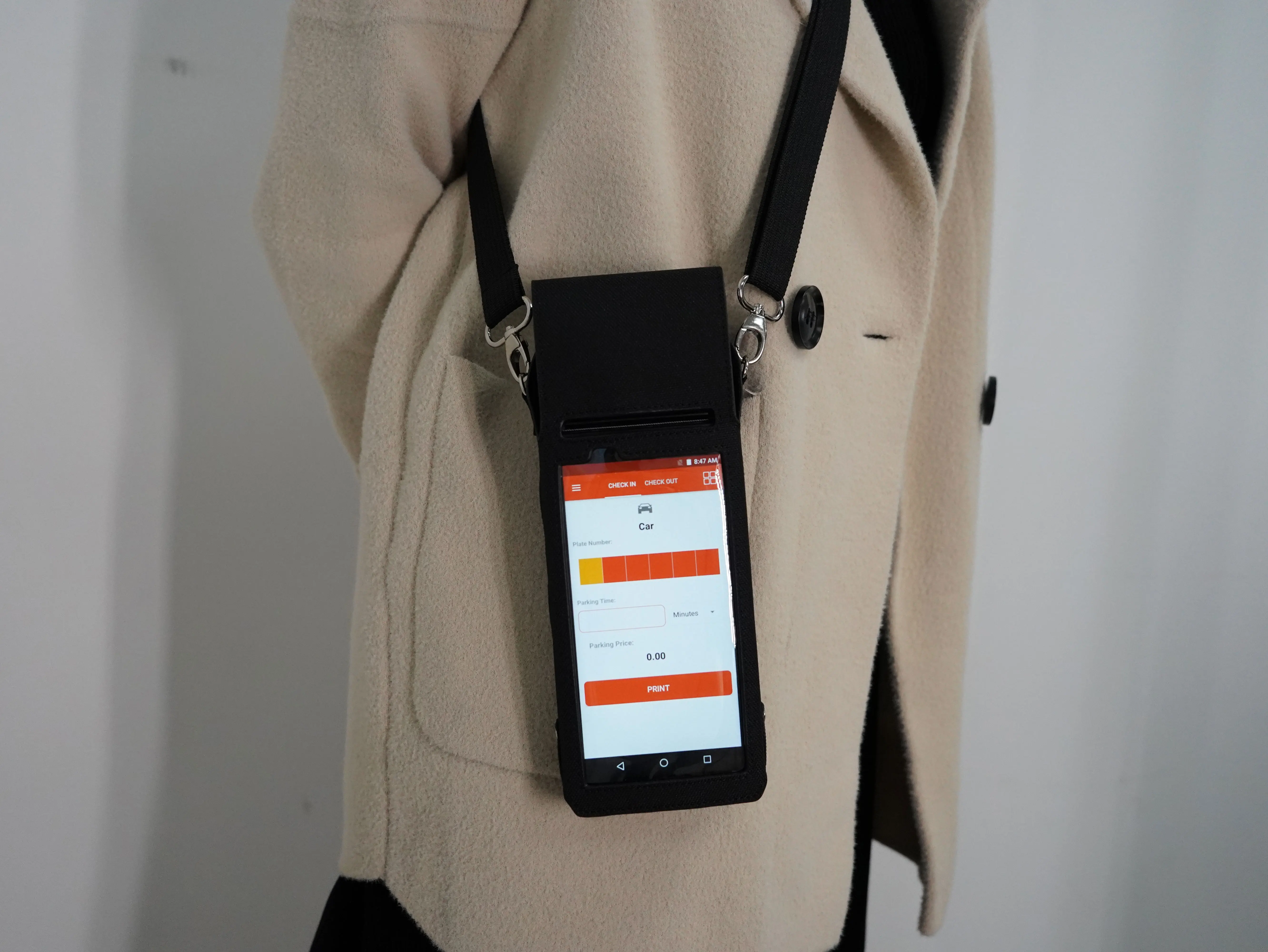 Производитель GOODCOM Wi-Fi 4G GPRS SMS ручная система управления парковкой билетов Android 7 1 POS-терминал