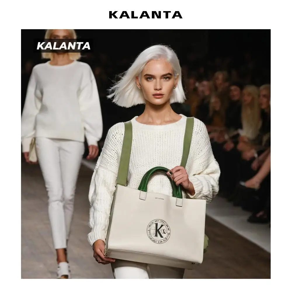 KALANTA  tanned slippers and for colour girls vegetable black women bags hand stylist wholesales trending leather