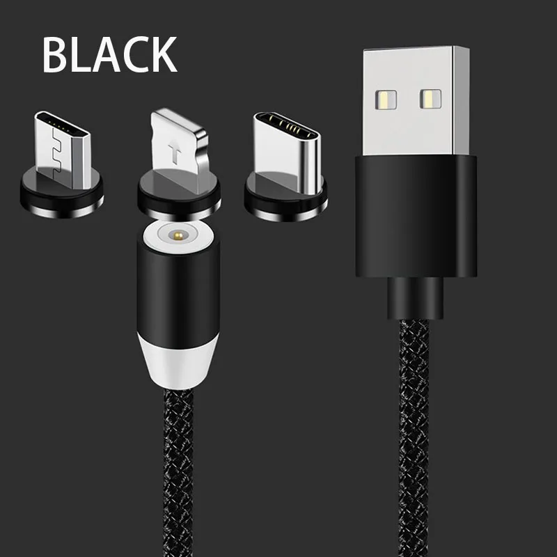  Магнитные кабели для быстрой зарядки micro usb type c lightning три в одном android