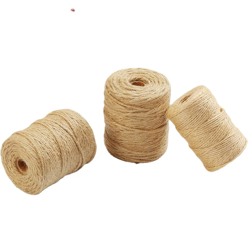 1mm-3.8mm Hand-woven Twine 100-meter Roll Wholesale Vintage Decorate Hemp Rope