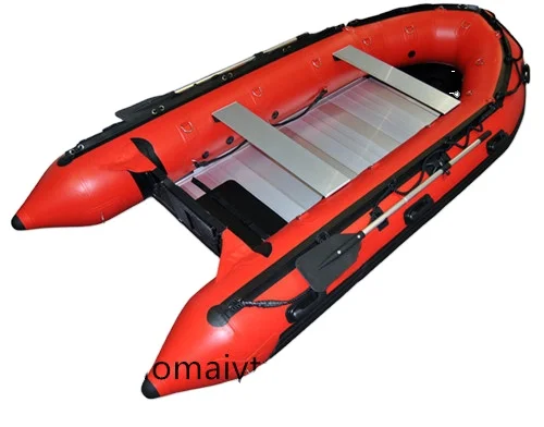 2024 wholesale  4.7m aluminum floor hypalon inflatable boat with motor