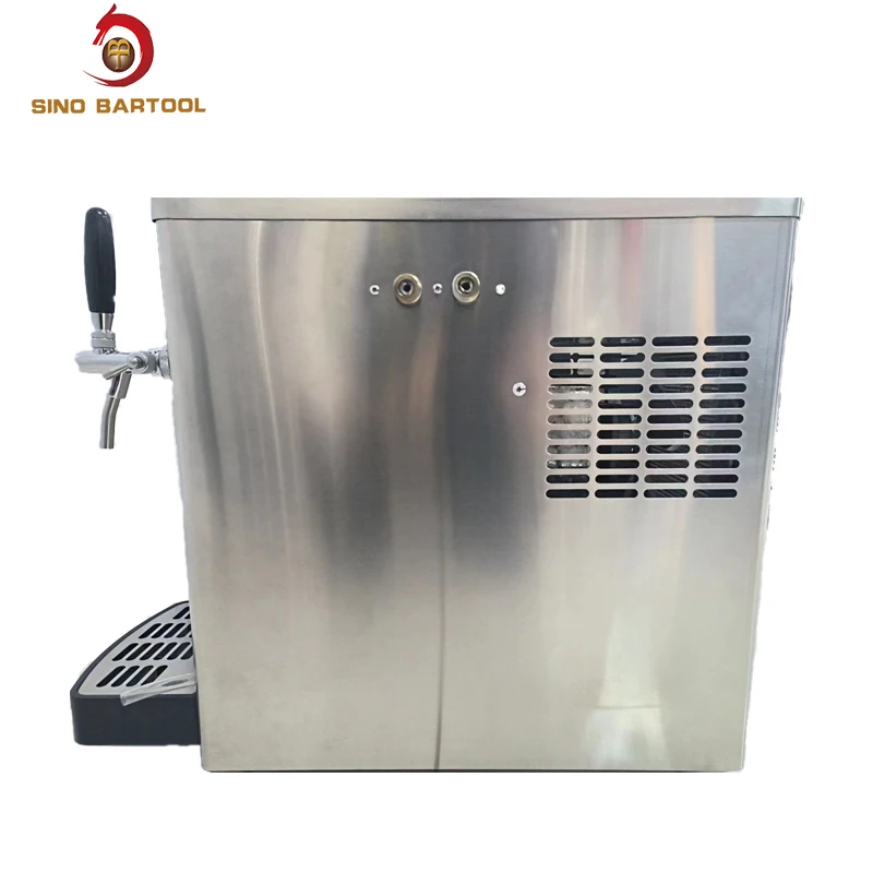 Foaming Door Beer Bar Fridge Upright Chiller Beer Display Fridge with Tap super deluxe keg fridge