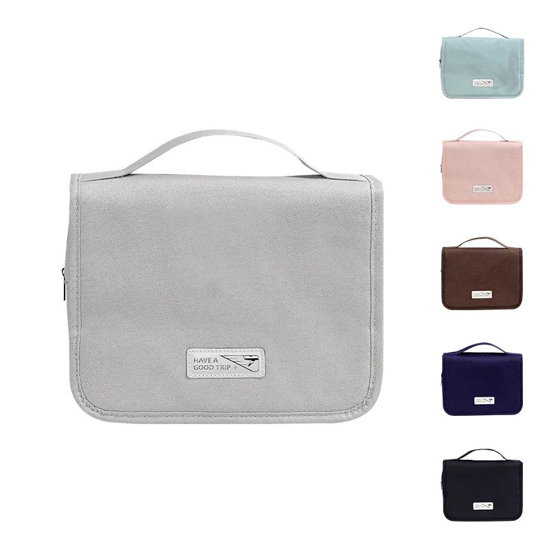 Custom Makeup Bag Large Capacity Travel Polyester Cosmetic Bag Waterproof Toiletry Bag