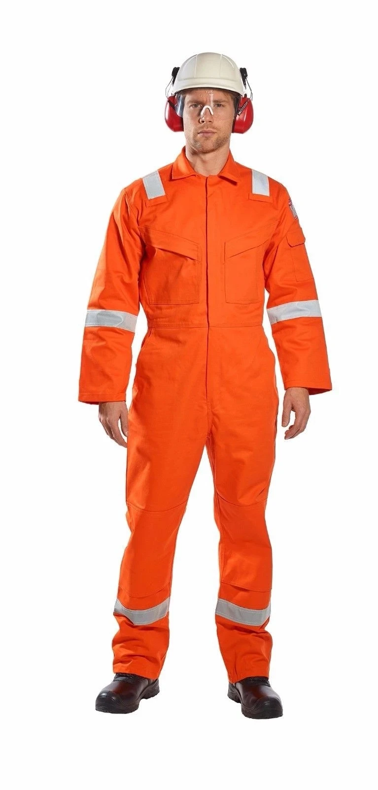 Navy Blue 100% Cotton Air Force Coveralls Fire Proof Safety Uniform Workwear Aviator Flame Retardant Welding FR Coveralls