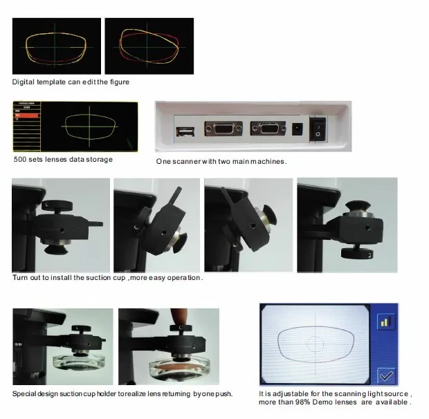 Optical Instruments optical equipment high quality china auto lens edger ALE-1000Other Optics Instruments