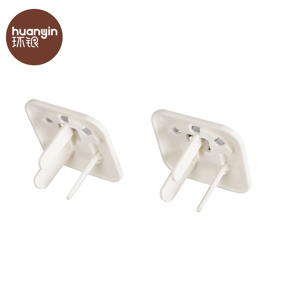 Plastic hole 3 pin protectors electrical plug outlet socket cover