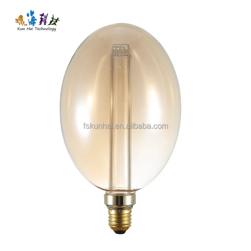 LED Tai Long egg light guide column LED filament lamp creative Art Deco warm light chandelier retro large bulb KH-DAJ-346