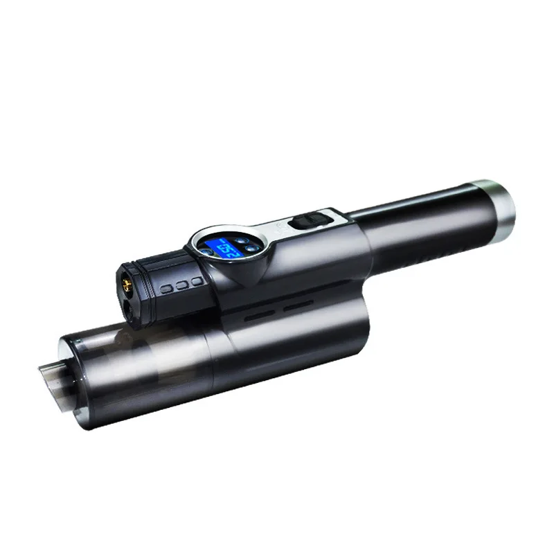 Cheapest 12V DC with LCD Pointer Display and LED Light Car Vacuum Cleaner Tire Inflator 4-in-1 Portable Vacuum Cleaner for Car