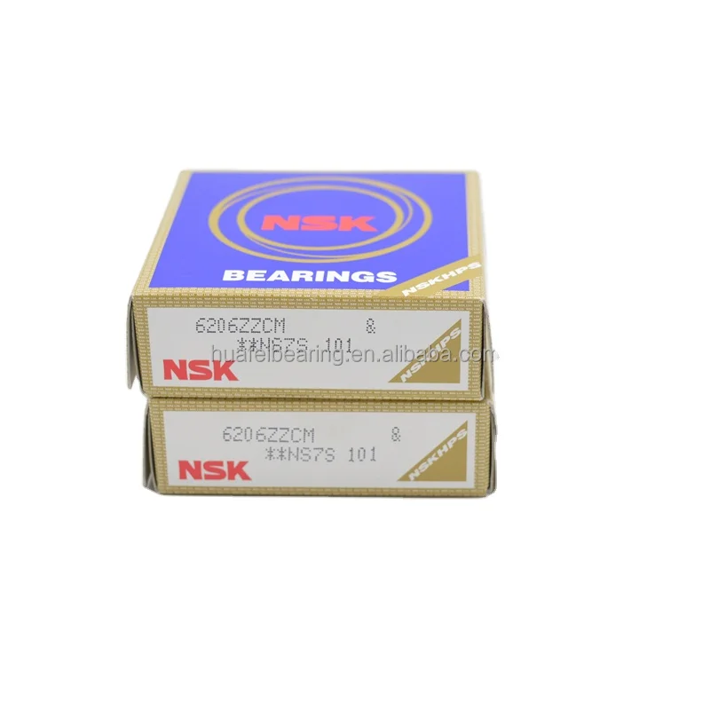  Оригинальный шариковый подшипник NSK 6206ZZCM 6206 zz с глубоким