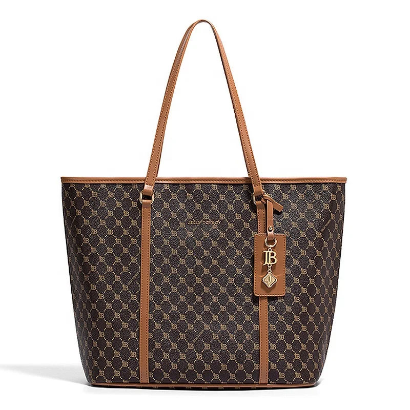 Popular classic handbags Leather Monogram Tote Bag Letter Large Capacity Women Shopping Bags