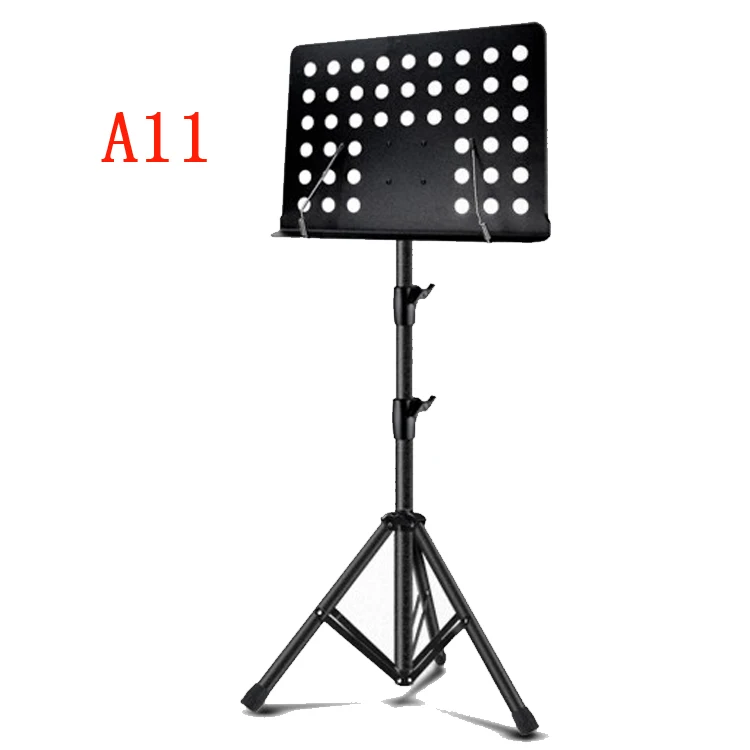 A11  conductor adjustable metal music book stand