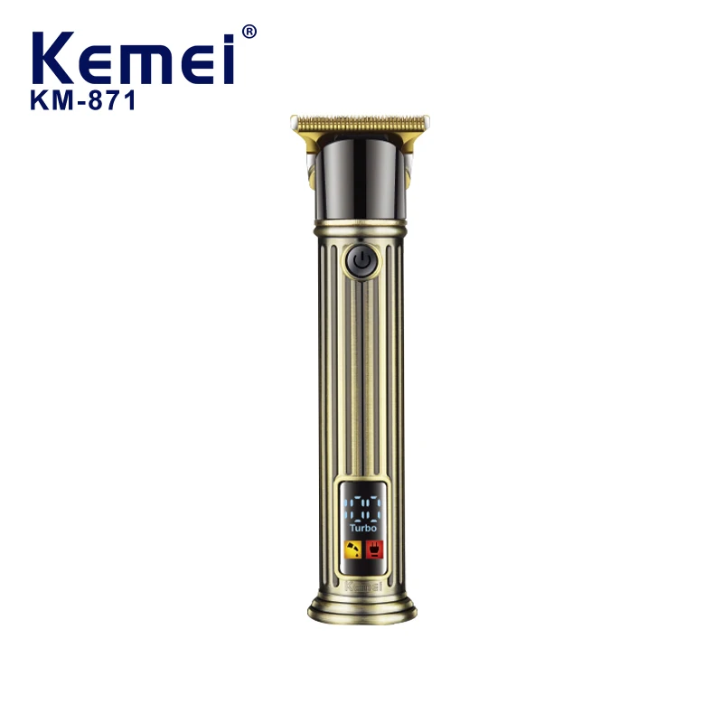 Professional Beard Shaver Barbershop Grooming Cordless Hair Trimmer Hairstyle Design Carving Metal Men Cordless Hair Trimmer