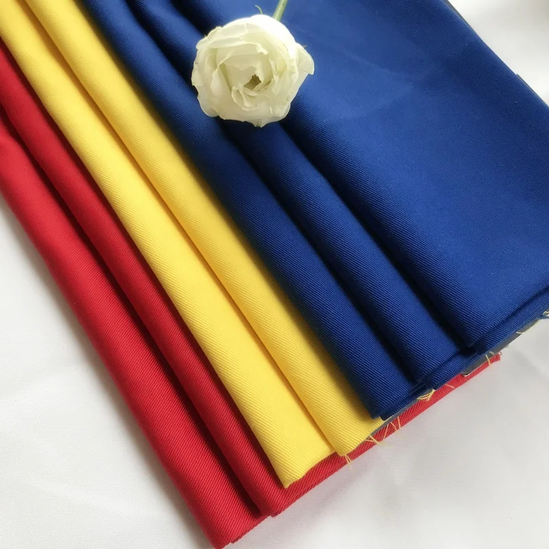 
TC Polyester and cotton T/C fabric lining cloth twill for Workwear 105gsm 150cm 110/76 school uniform fabric 