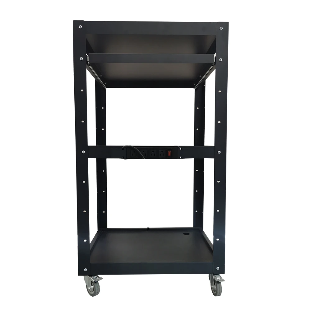 Metal Projector Cart For Laptop Charging