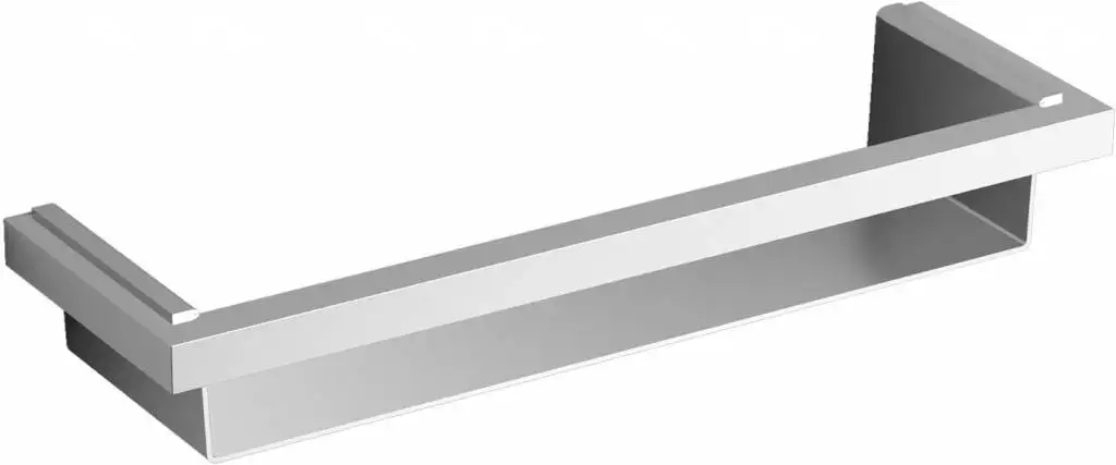 Popular Grey  Stainless Steel Bathroom Brushed Nickel Shower Caddy  Ceramic Tile Shower Corner Shelf Shower Shelf