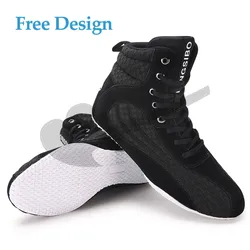Professional Wrestling Fighting Weightlifting Shoes Male Comfortable Training Boxing Fighting Boots