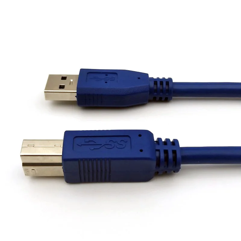  Кабель для принтера USB 3 0 типа А Папа-B папа Удлинительный кабель Canon Epson HP на компьютер 5 м