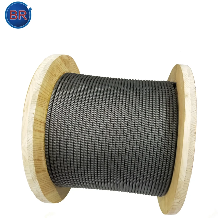 Manufacturers BS 302 Standard High Carbon 8*19S Steel Wire Rope For Elevator 12mm 16mm