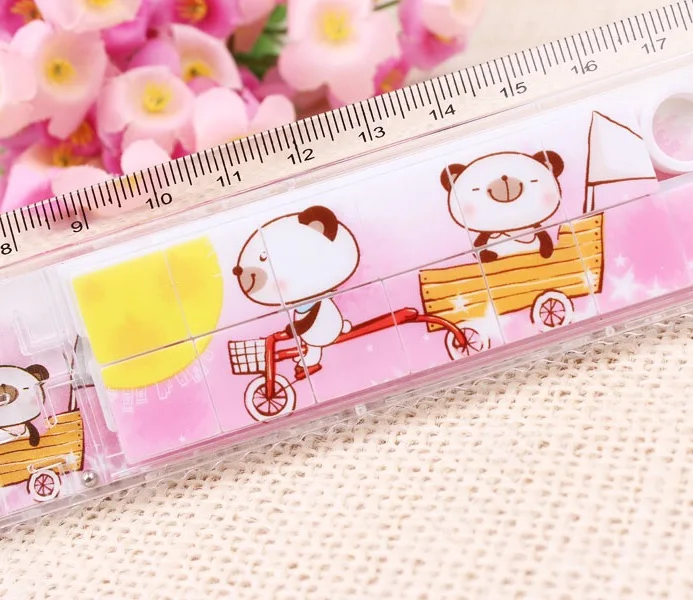 
Professional Grade Solid Aluminum Metric Triangular Engineer Scale Ruler 18cm puzzle cartoon plastic student ruler 