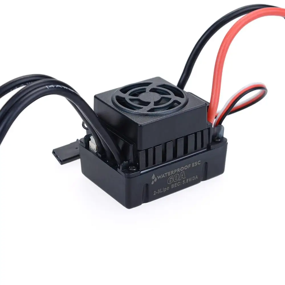 Водонепроницаемый бесщеточный двигатель Surpass Hobby 3650 2300KV 3100KV 3900KV с 60A ESC w/Программа Card Combo для 1/10 RC Car Truck
