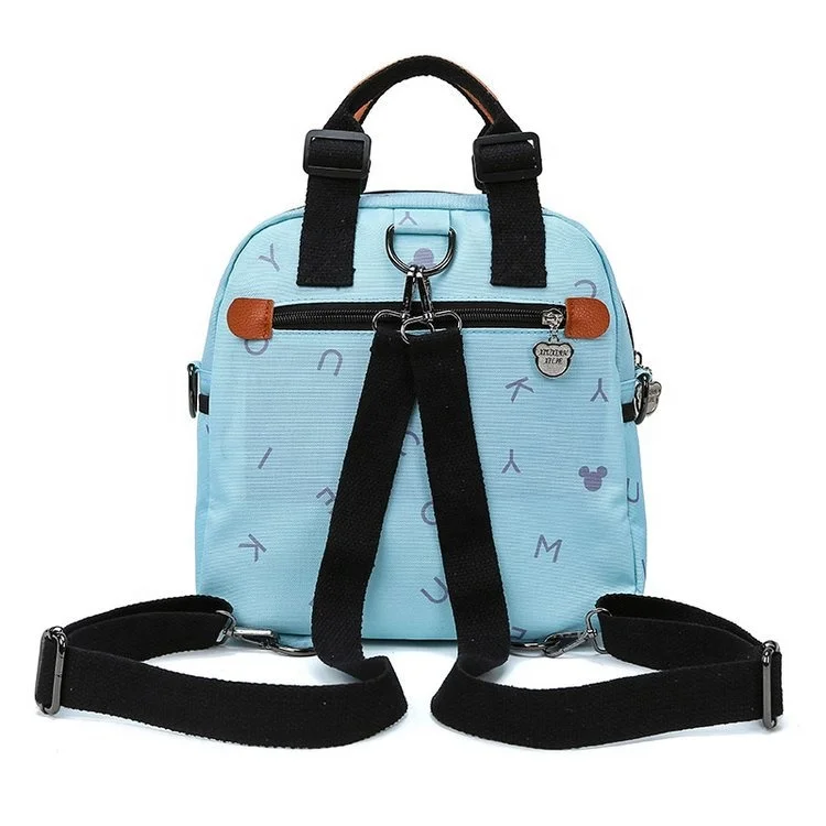 multifunction cute cartoon print zipper shoulder nappy diaper backpack bag small mickey diaper bags