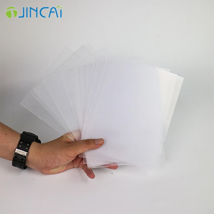 JINCAI 0 1 мм ПВХ тонкий пластиковый жесткий лист полимерный прозрачный вакуумный формовочный