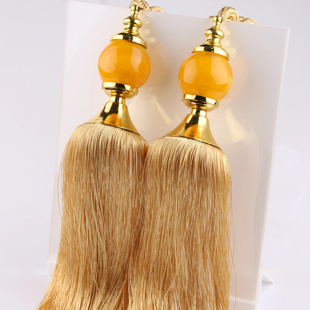 Curtain Tieback Tassel Rope Window Drapery Holdback Tie Back Hanging Ball
