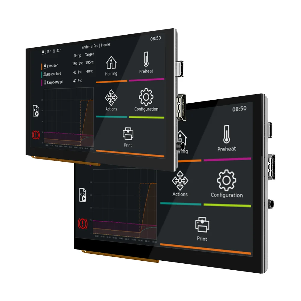 Biqu High Quality Series Ips Tft Capacitive 1024x600 LCD 7 Inch Ips Touch Screen For Raspberry Pi 4