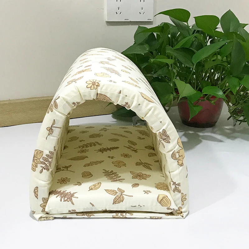 Кровать кролик из мягкой ткани для маленьких животных большой туннель идеальный дом кроликов дома морских свинок