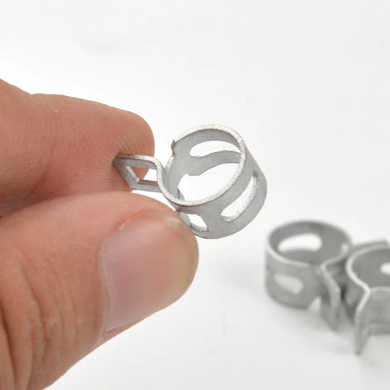 Syscooling soft tube water cooling fitting hose clamp for OD 10mm 11mm 12mm soft tube stainless steel adjustable connector