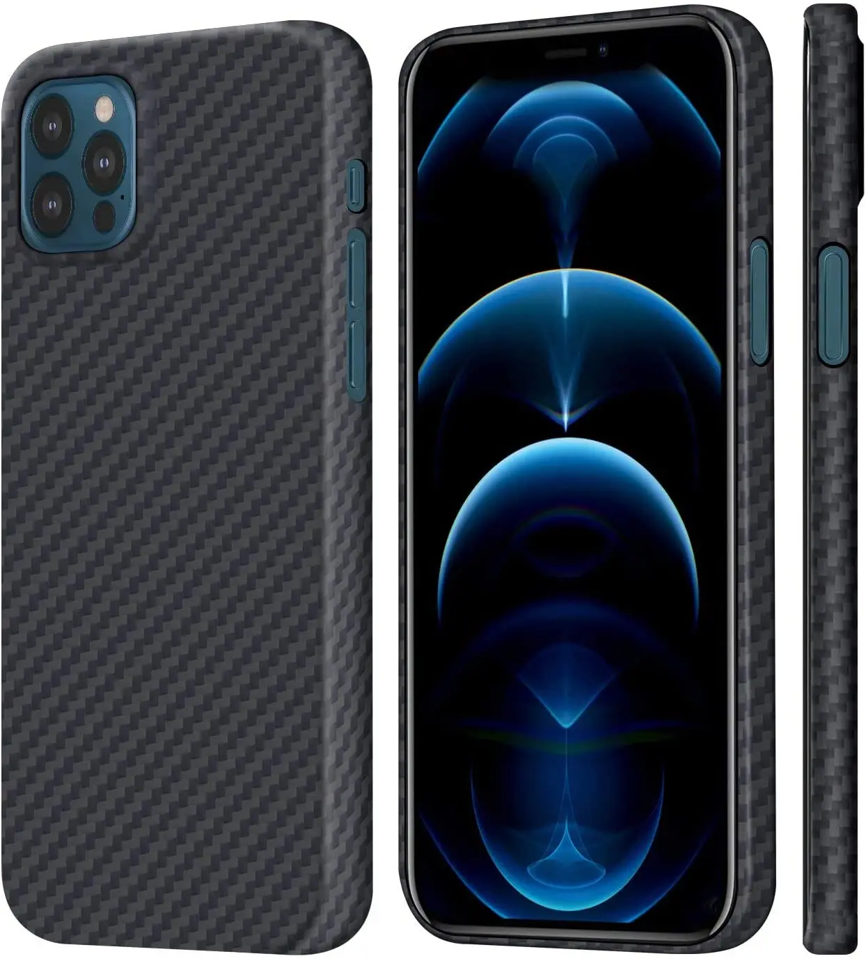 Хит продаж 2021, роскошный Ультратонкий ударопрочный чехол для телефона из 100% натурального углеродного волокна для iPhone 12 /12 Pro/12 Pro Max