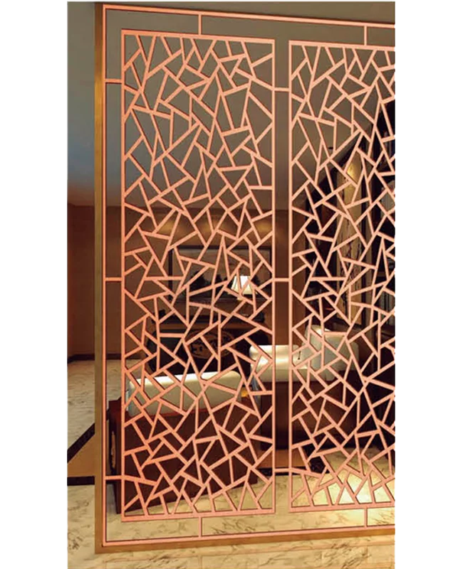 Design living office decor sliding door wall interior panel screen movable partition foldable room metal divider black shelf