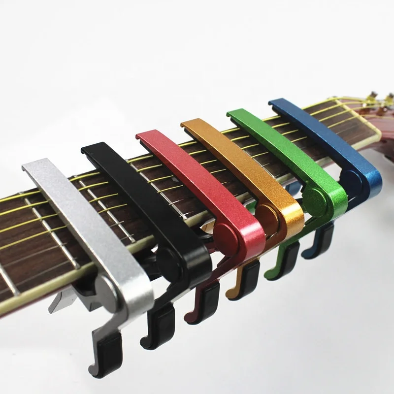 Wholesale cheap fashion mini comfortable custom acoustic electric color guitar capo