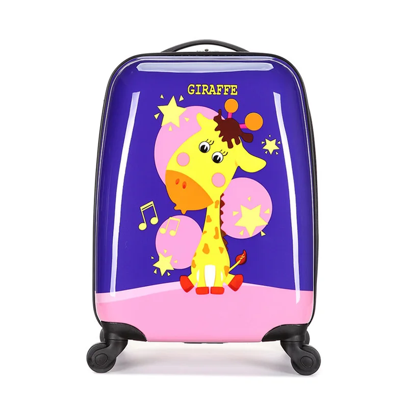 
Children pc custom pattern ride on suitcase trolley kids luggage for travel 