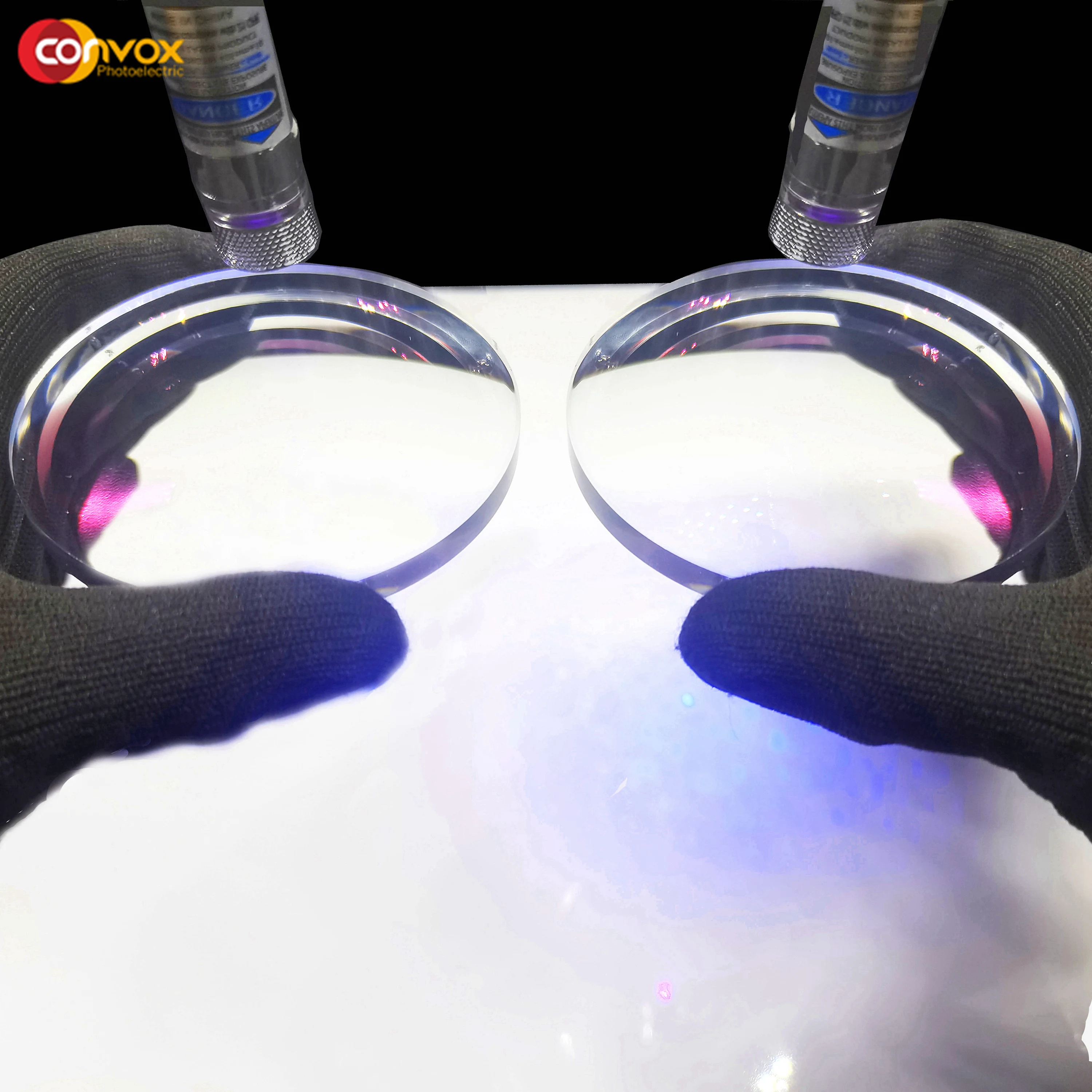 CONVOX Wholesale Factory Price 1.56 1.49 Blue Cut UV420 Bifocal Round Top Blue Block Glasses Optical Lens