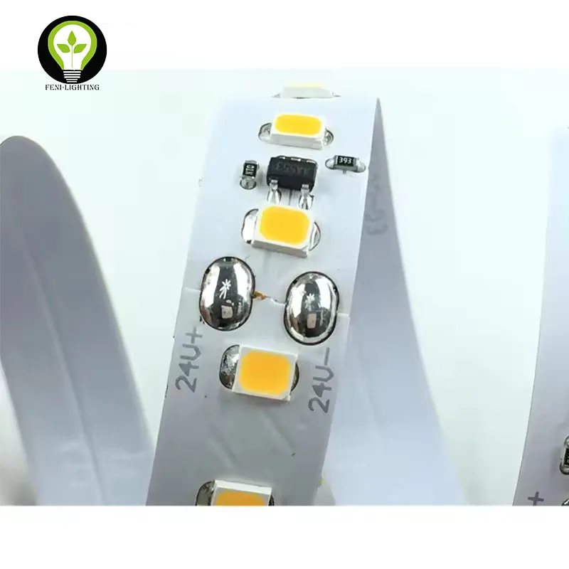 Длинные светодиодные полосы 2835 гибкие CRI>90 60 светодиодов/м 120 SDCM<3 20 м без падения напряжения