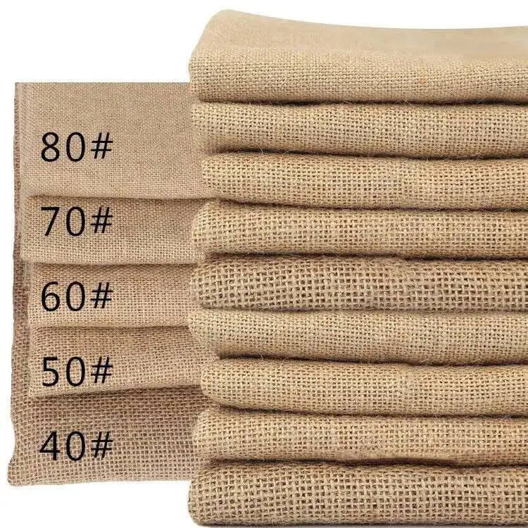 High Quality Hessian Wholesale Jute Fabric Hemp Fabrics Yute Burlap Fabric