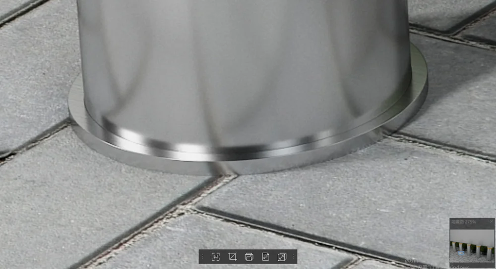 Foshan manufacturer Customized Stainless steel 304 316 316L Bollard road safety Removable bollards