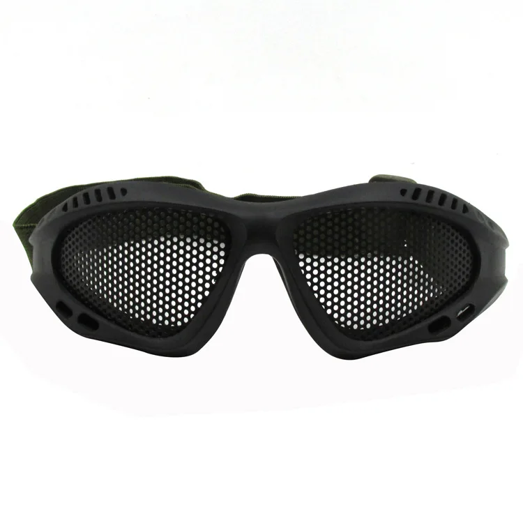 Paintball Goggles Net Protection Hunting Glasses Tactical Steel Metal Mesh Goggles