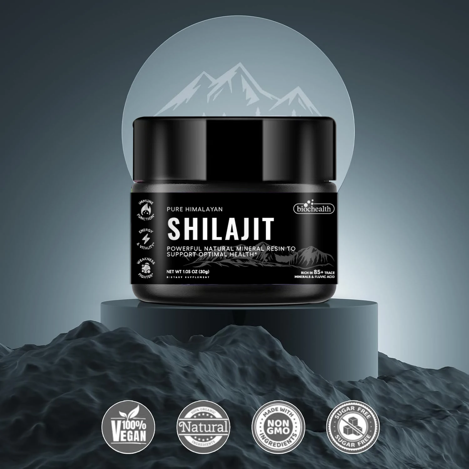 Biocaro Private Label Supplement Manufacturer Natural Shilajit RESIN Shilajit Supplement Pure Organic Himalayan Shilajit Resin