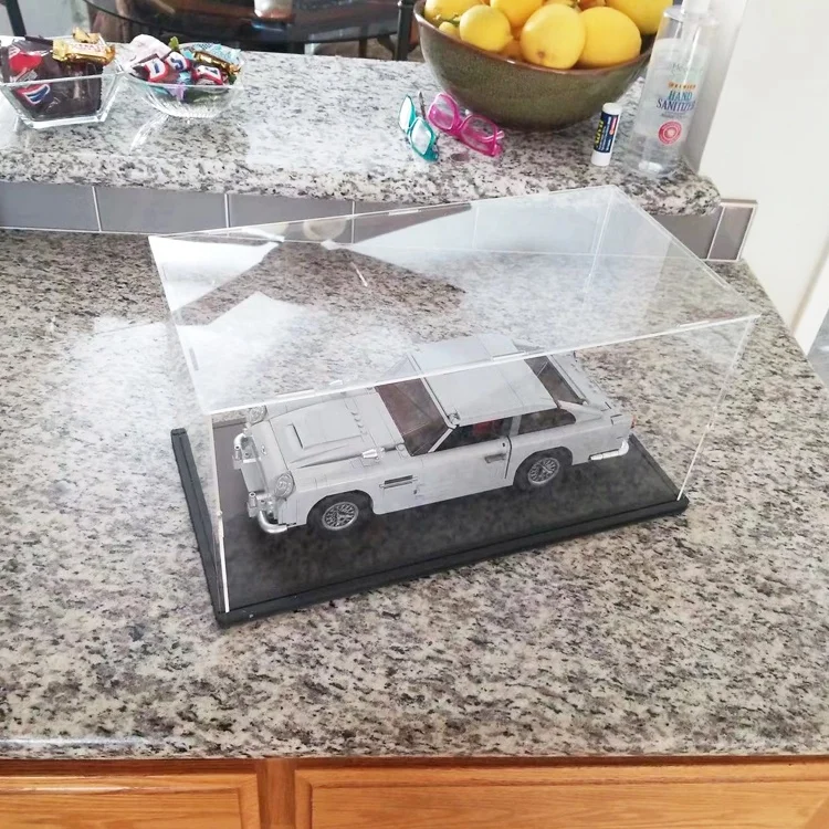 Large Clear Acrylic Display Box Model Car Display Case 1/18 Model Car Clear Box for Collectibles