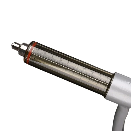 High Quality Dosing Adjustable Poultry Veterinary Pistol Continuous Syringe For Cattle Sheep