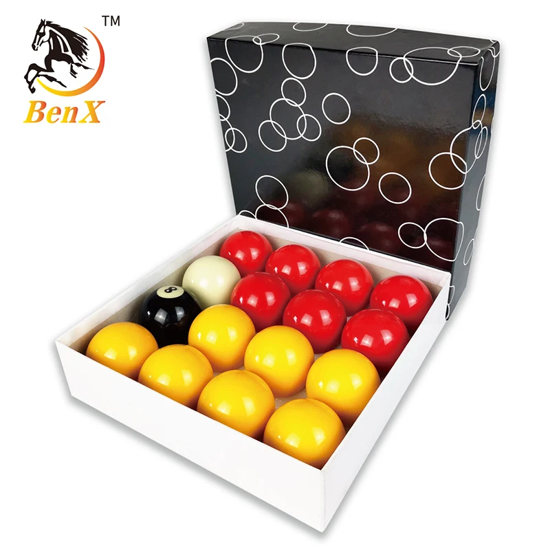 Benxiao Billiard Casino Pool Balls Yellow&Red balls  57mm B grade