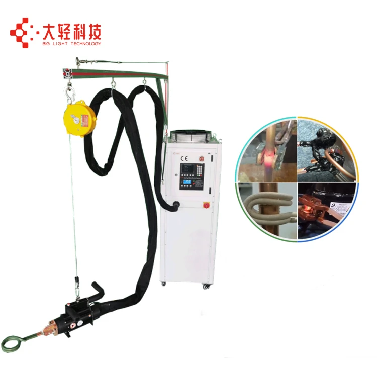 60KW High frequency induction heating machine for aluminium and brass copper pipe welding furnace