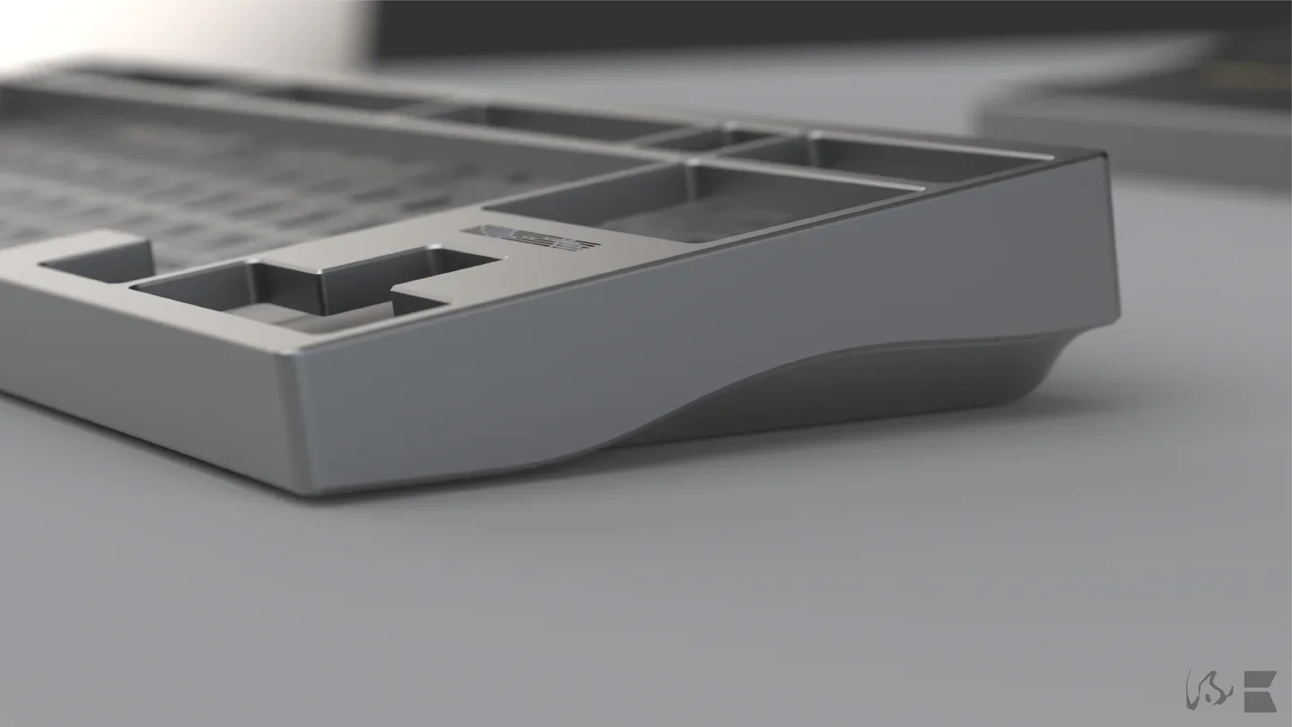 Механические игровые клавиатуры эргономичный дизайн на заказ cnc механический алюминиевый корпус Алюминиевые Клавиатуры machining par