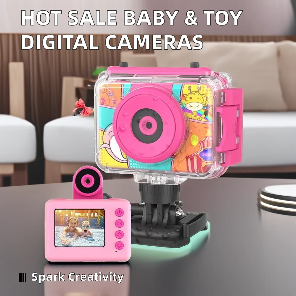Hot Sale Digital Cartoon Camera Toy for Baby Christmas Gift without Memory Card
